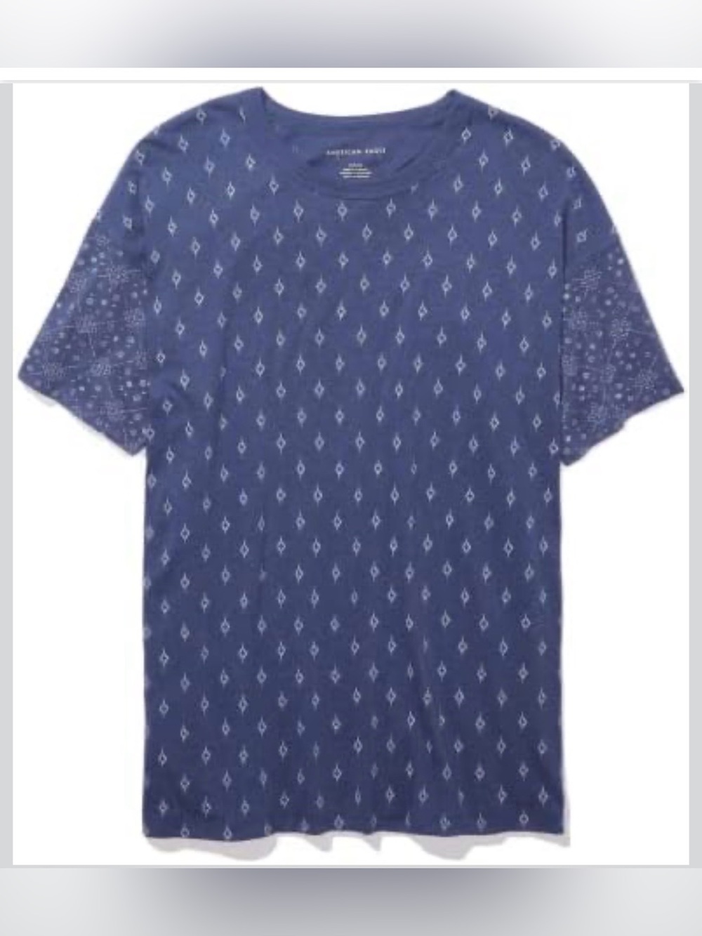 American Eagle 🦅 Stylish Blue Patterned Bandana Women's Top